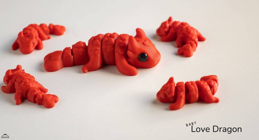 Baby Love Dragon Keyring / Model - Xeon Crafts