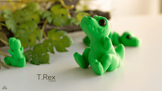 Baby T-Rex Keyring / Model - Xeon Crafts