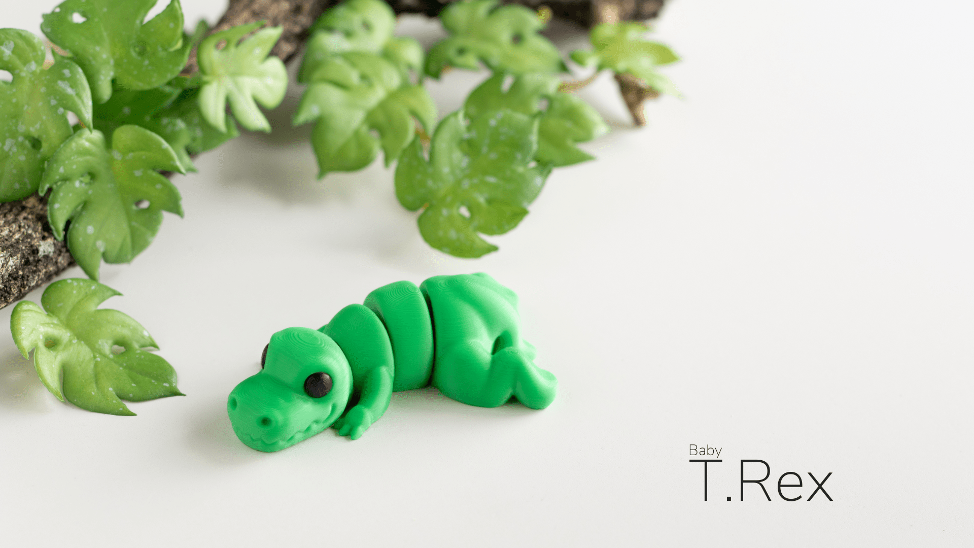 Baby T-Rex Keyring / Model - Xeon Crafts