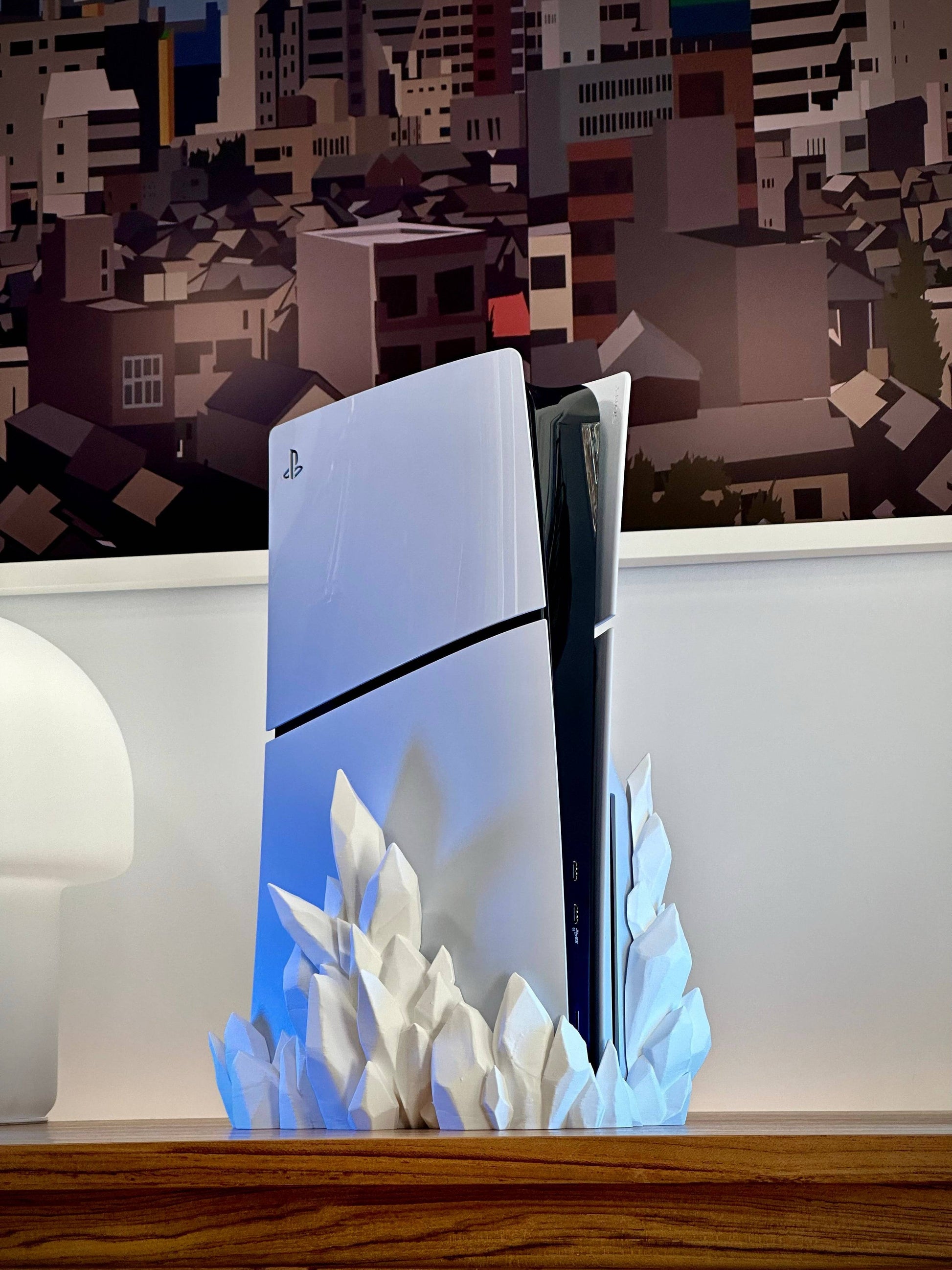 Crystal Stand for PS5 Slim - Xeon Crafts