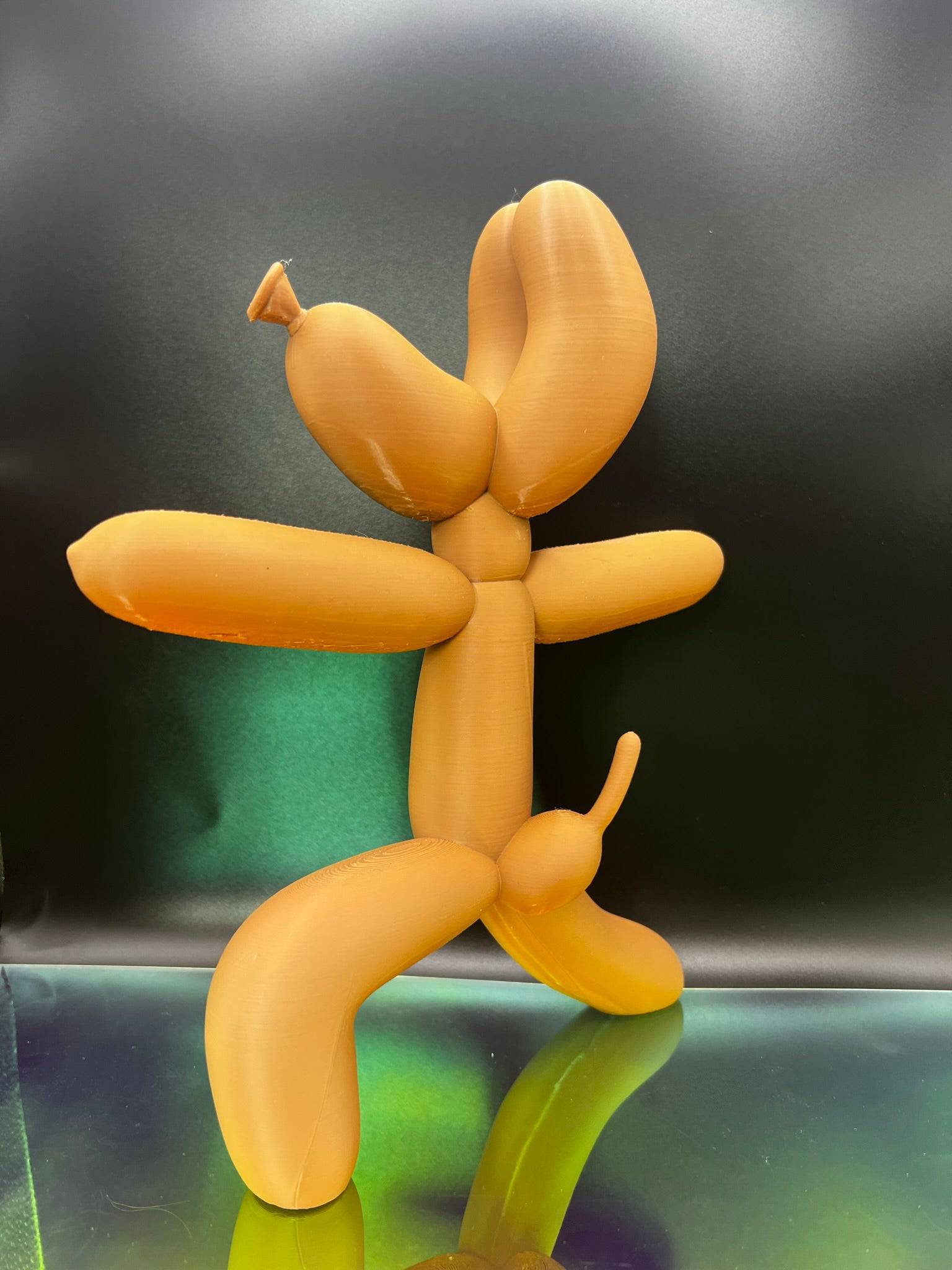 Balloon Dog Warrior Yoga pose | Virabhadrasana 2 | Quirky home decor - Xeon Crafts