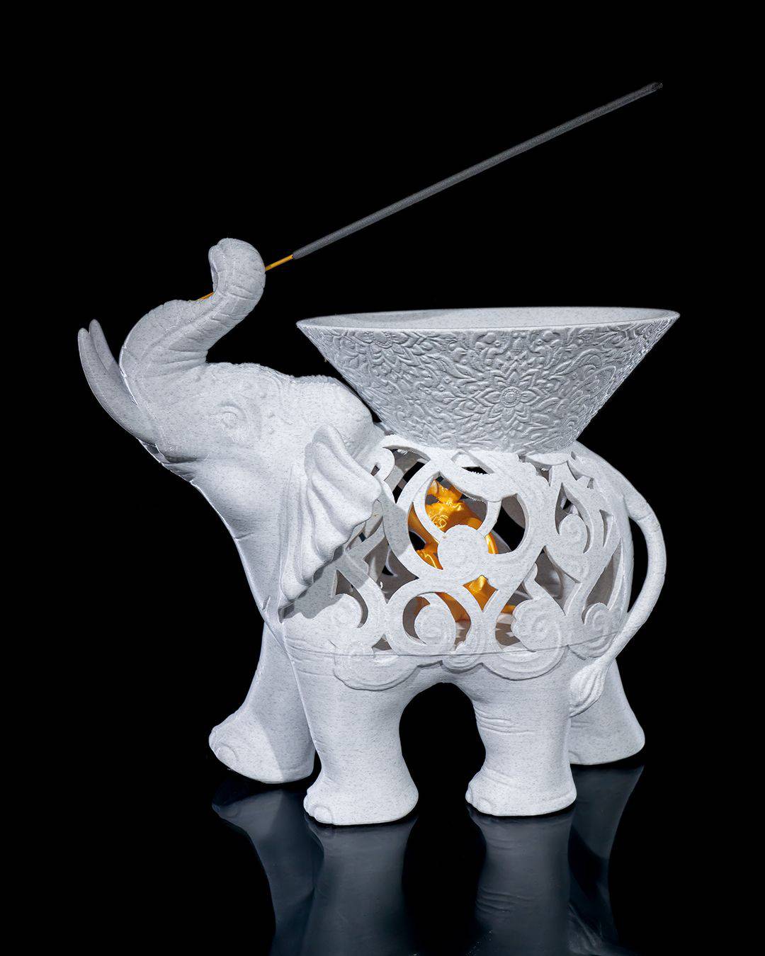 The Wisdom Within | Elephant Incense Holder - Xeon Crafts