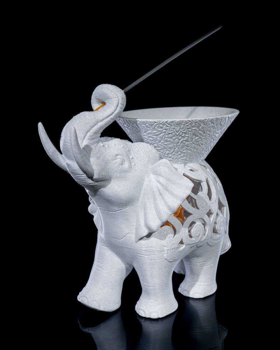 The Wisdom Within | Elephant Incense Holder - Xeon Crafts