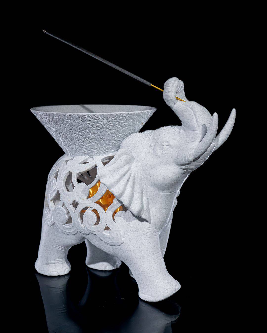 The Wisdom Within | Elephant Incense Holder - Xeon Crafts