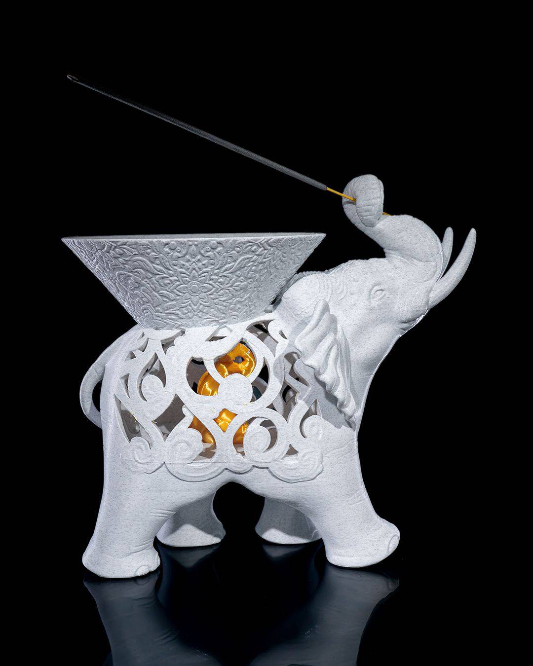 The Wisdom Within | Elephant Incense Holder - Xeon Crafts