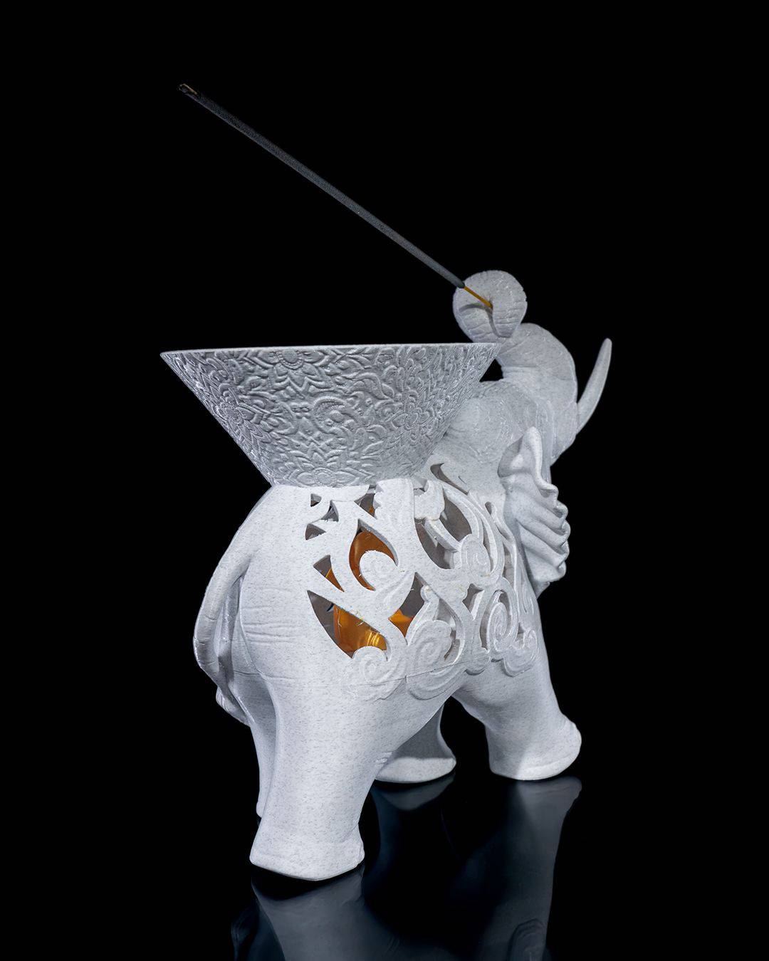 The Wisdom Within | Elephant Incense Holder - Xeon Crafts