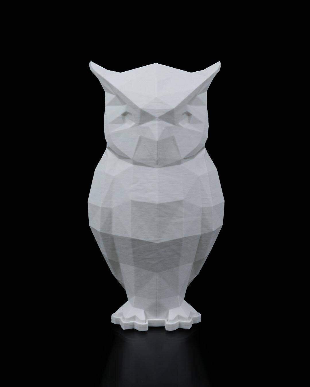 Low Poly Owl Table Lamp