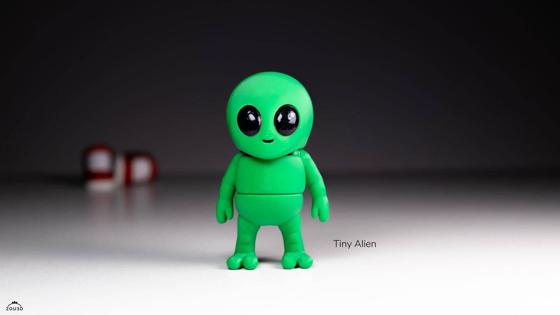 Tiny Alien Keyring / Model