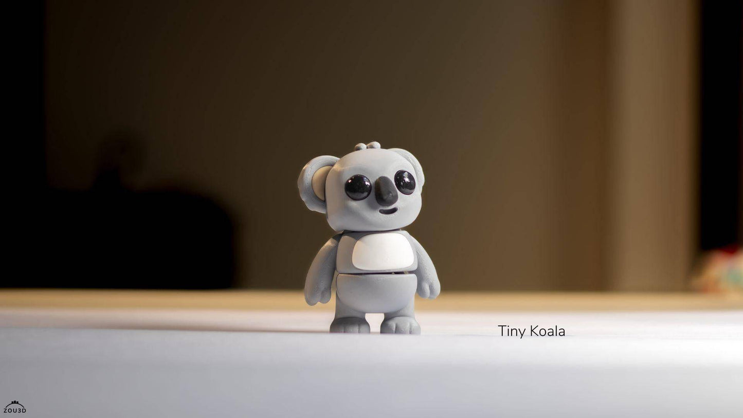 Tiny Koala Keyring / Model