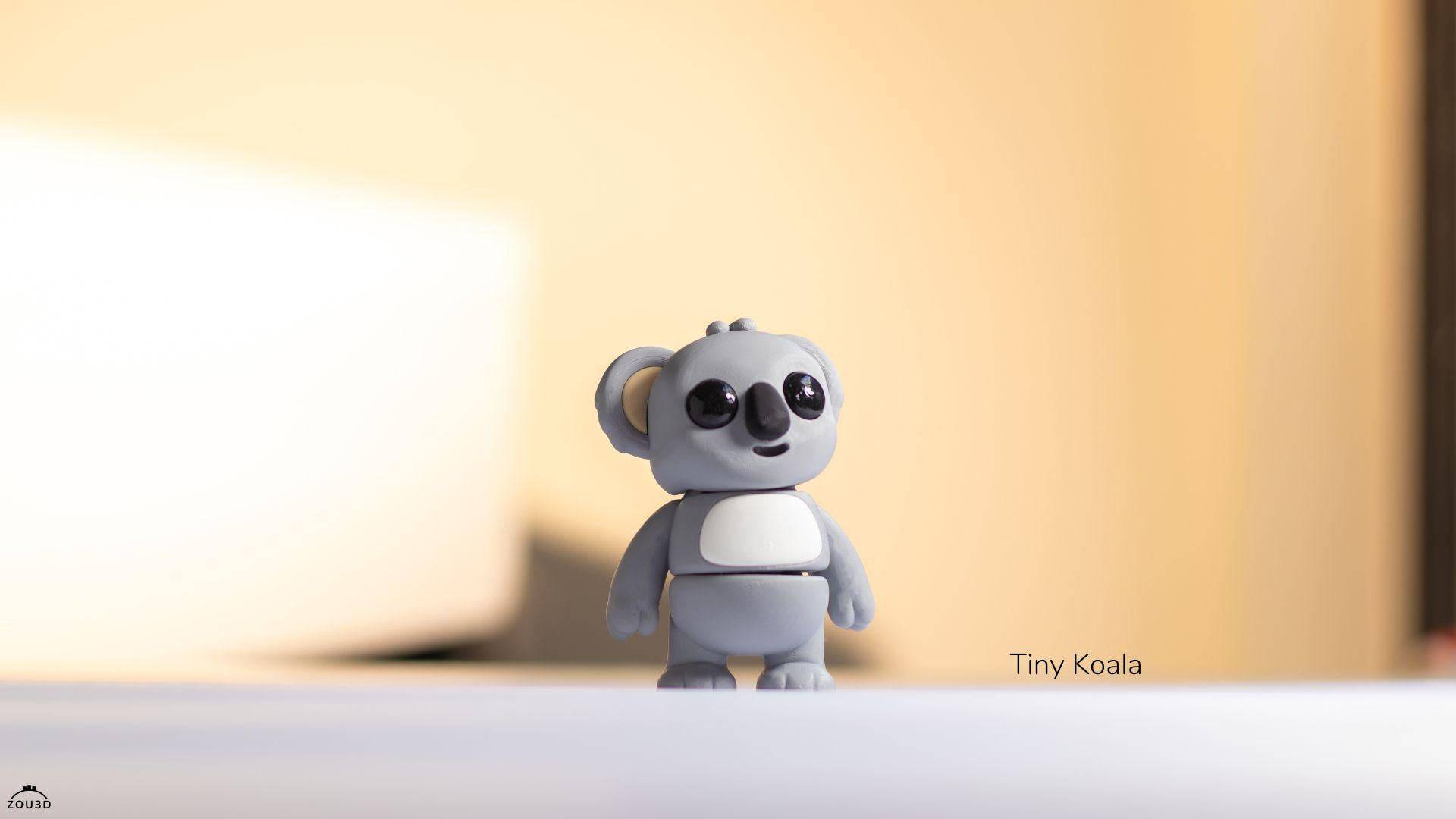 Tiny Koala Keyring / Model