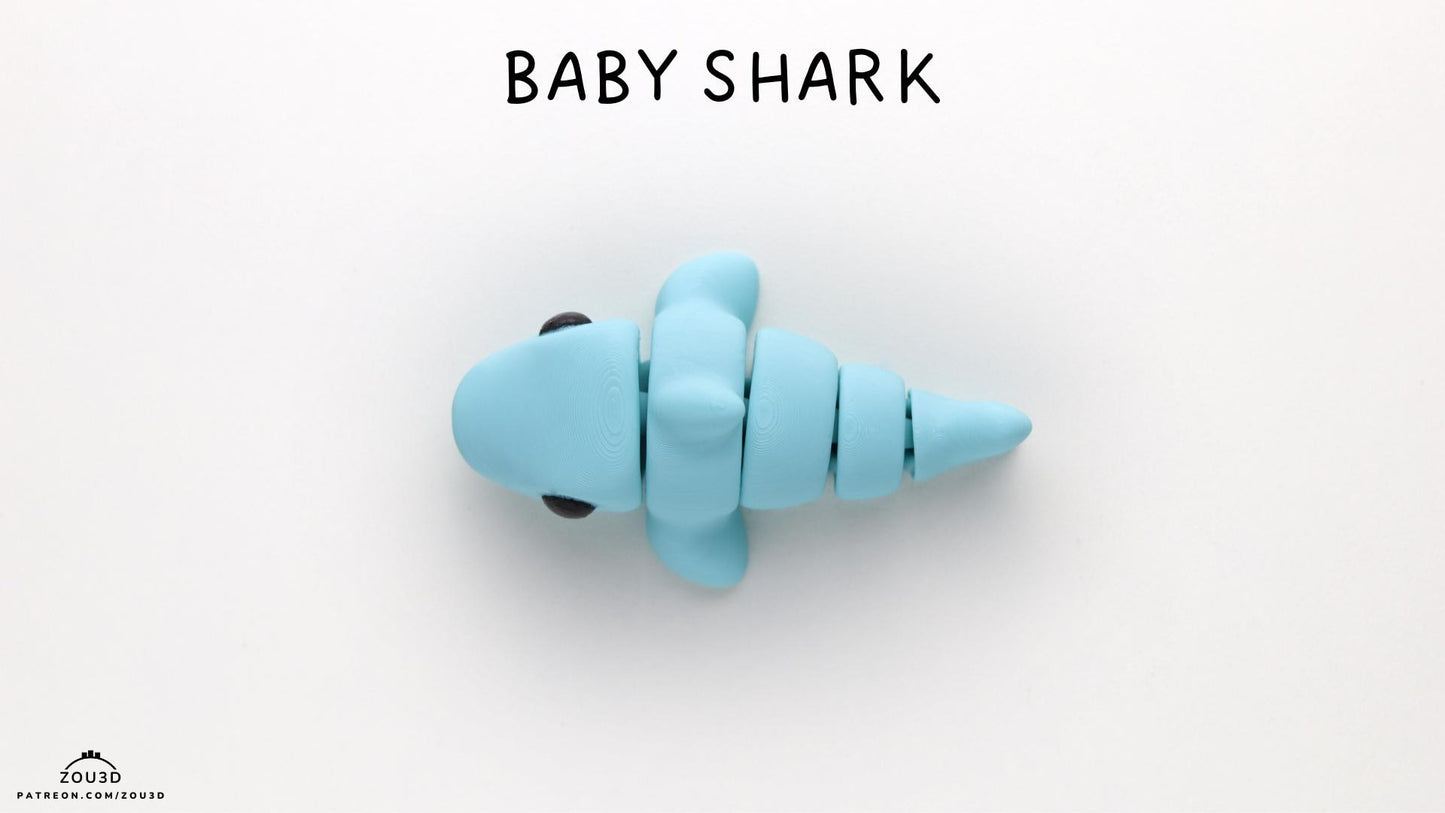 Baby Shark Keyring / Model