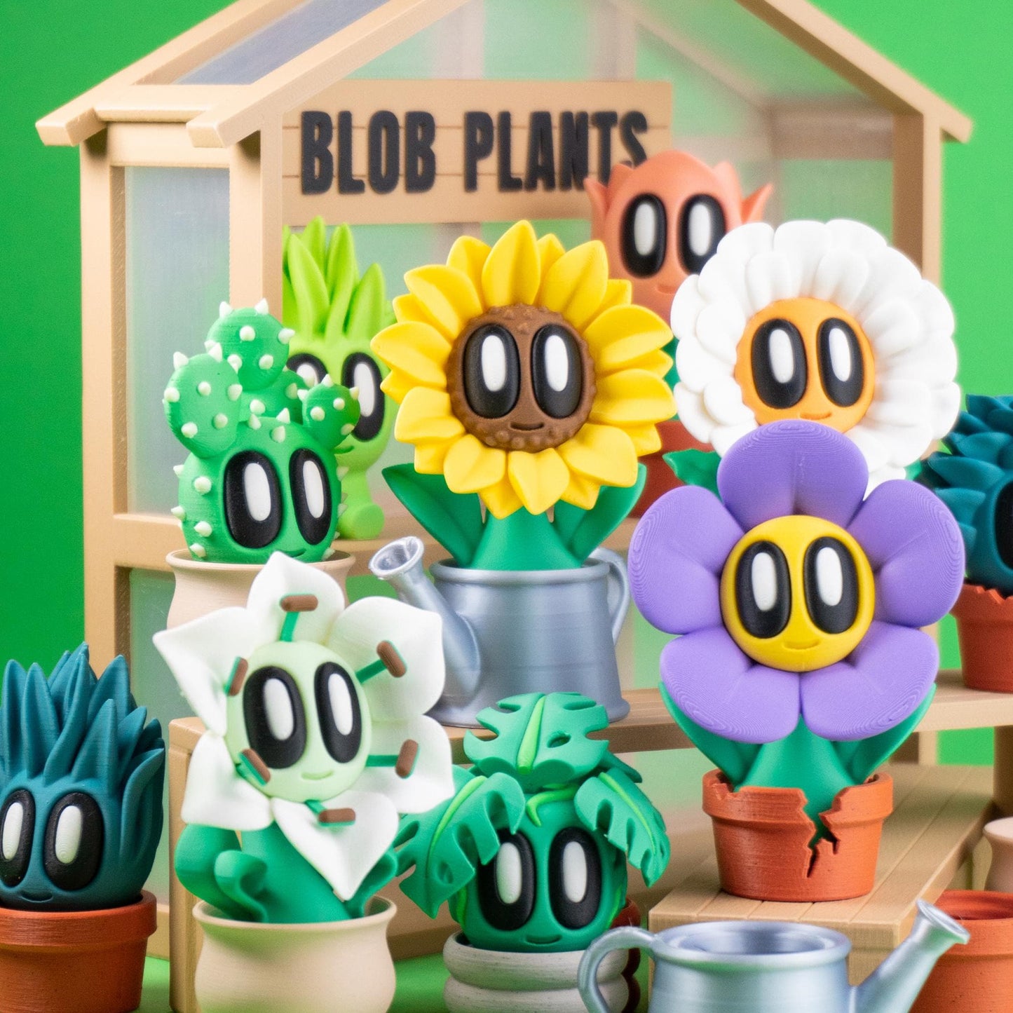 Blob Flower Desk Companion | Collectable