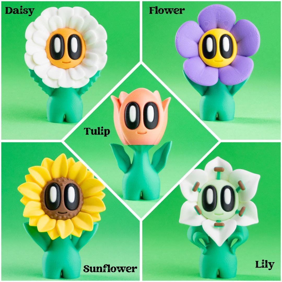 Blob Flower Desk Companion | Collectable