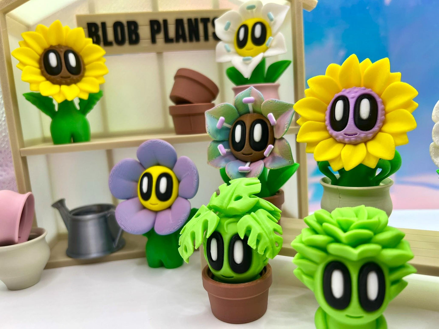 Blob Flower Desk Companion | Collectable
