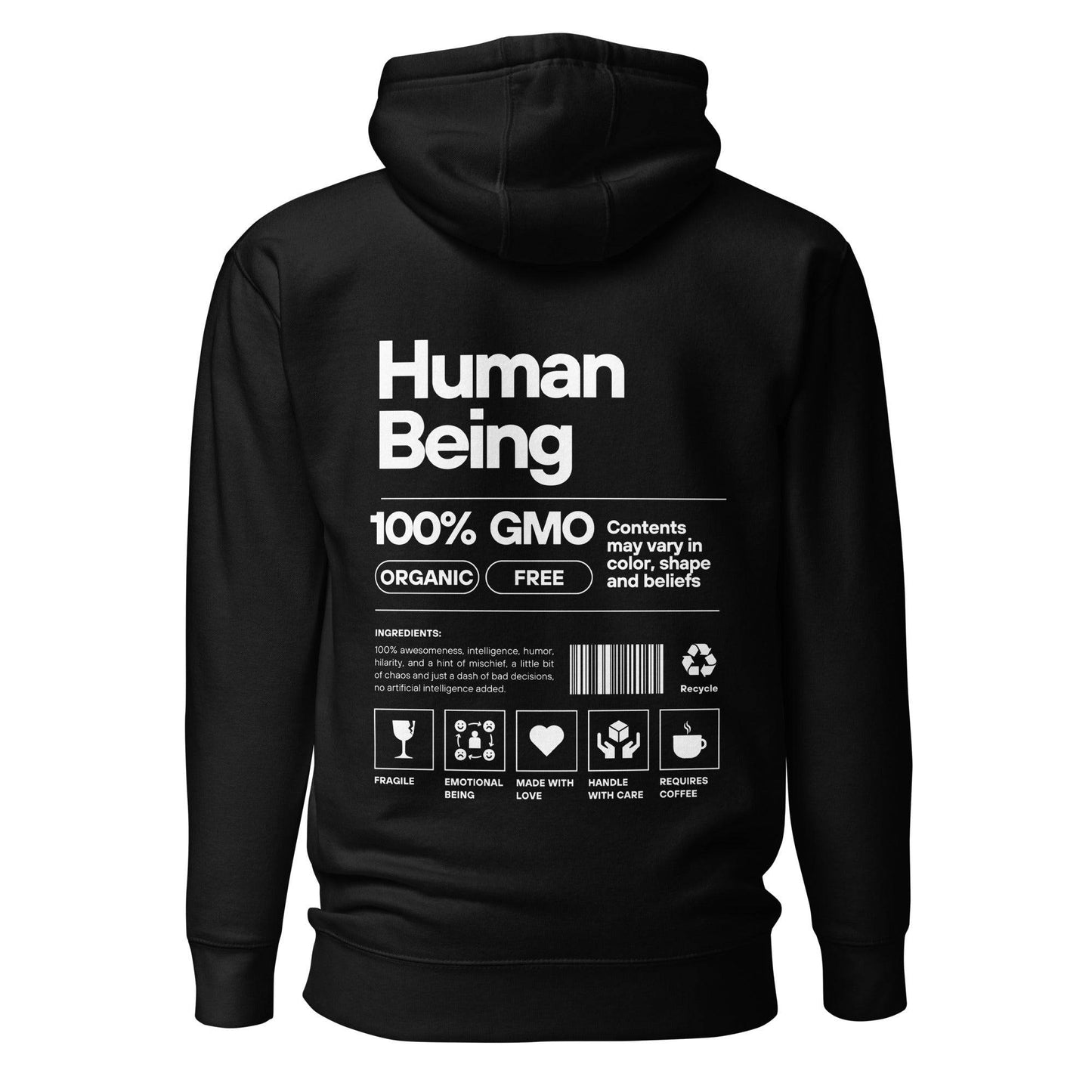Unisex Human Being Hoodie - Xeon Crafts