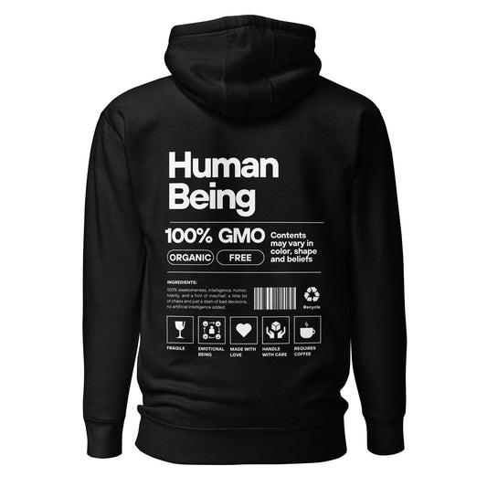 Unisex Human Being Hoodie - Xeon Crafts