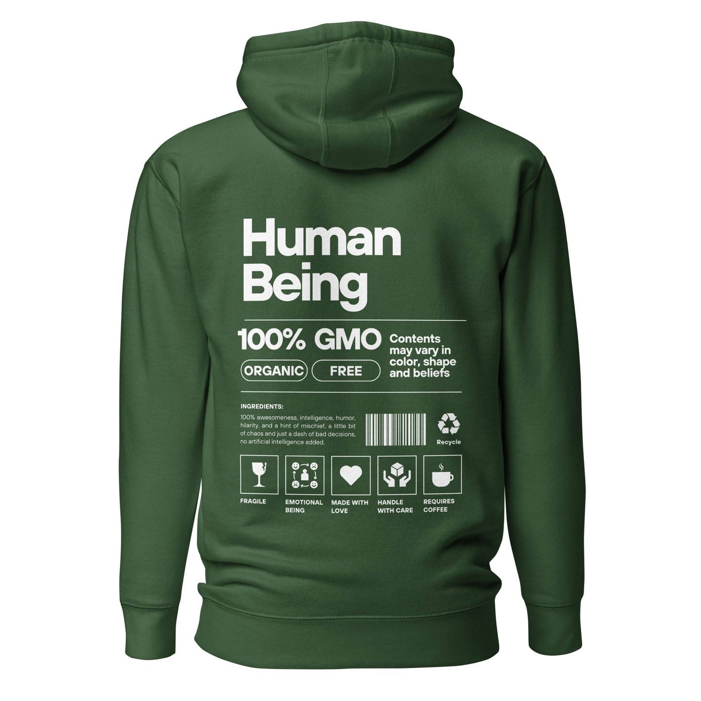 Unisex Human Being Hoodie - Xeon Crafts