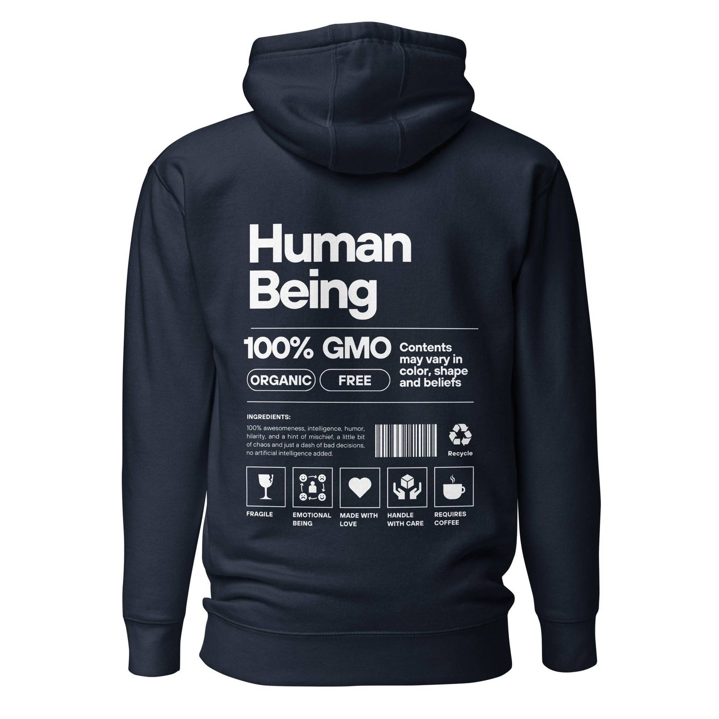 Unisex Human Being Hoodie - Xeon Crafts