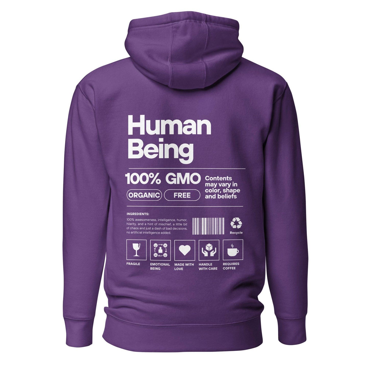 Unisex Human Being Hoodie - Xeon Crafts