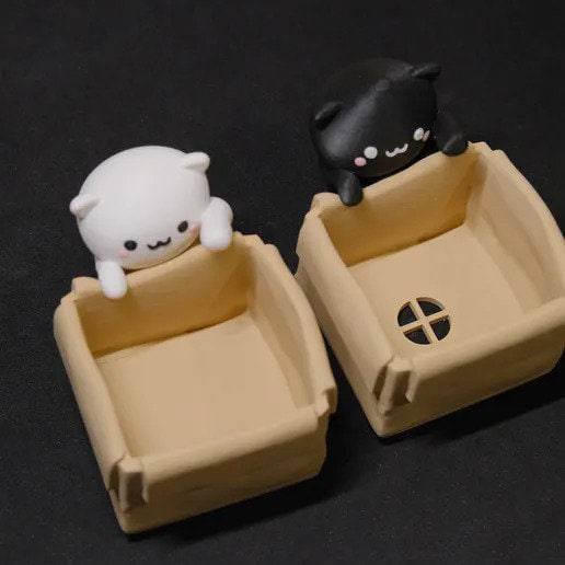 Kawaii Cat & Planter - Xeon Crafts
