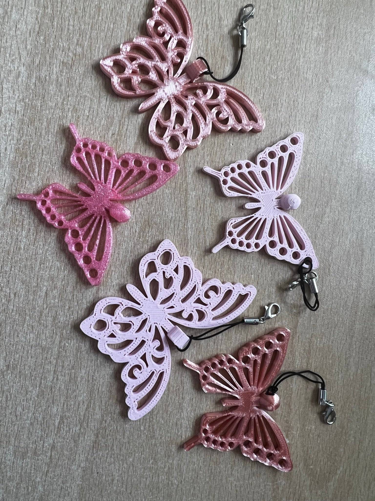 Butterfly Keyrings - Xeon Crafts