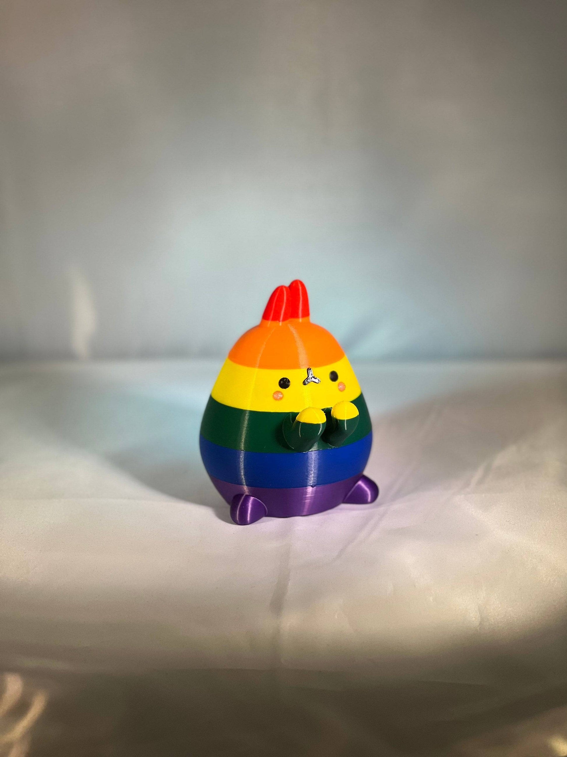 Rainbow bunny - Xeon Crafts