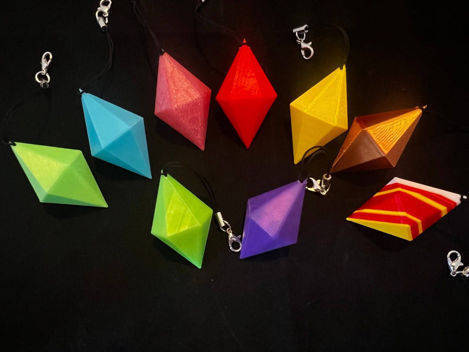 Plumbob Keyring - Xeon Crafts
