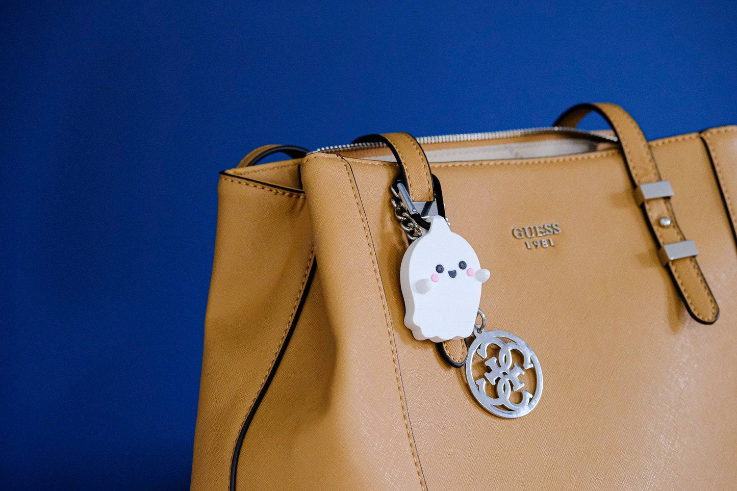 Kawaii Ghost Keychain - Xeon Crafts
