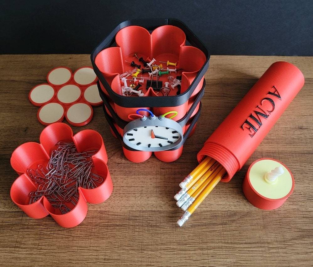 Dynamite Desktop Storage / Organizer - Xeon Crafts