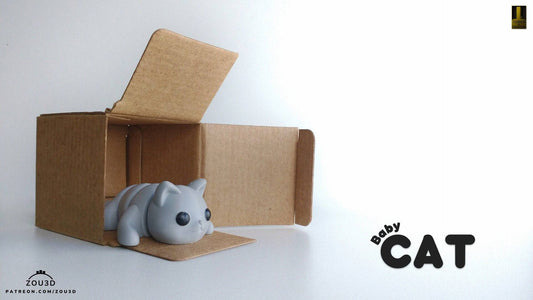 Baby Cat Keyring / Model - Xeon Crafts