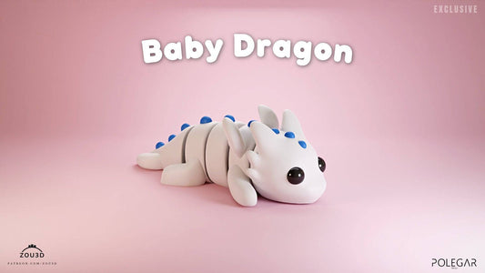 Baby Dragon Keyring / Model - Xeon Crafts
