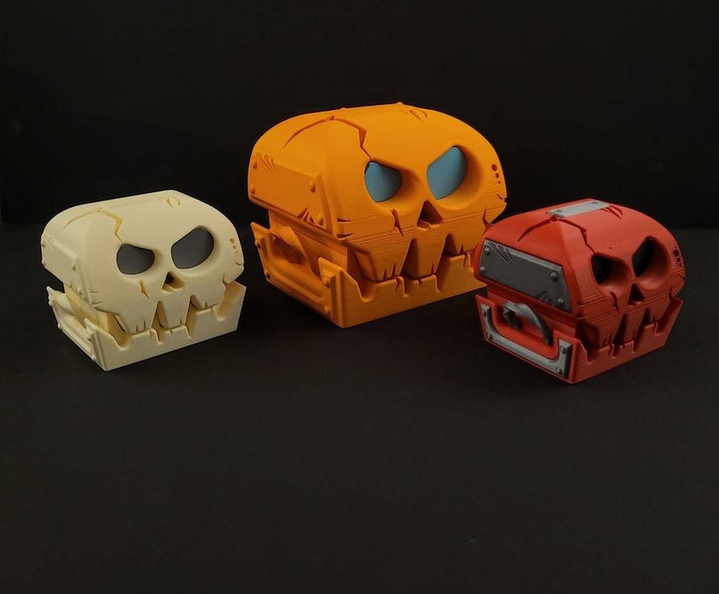 Skeleton Storage Box / Game Holder - Xeon Crafts