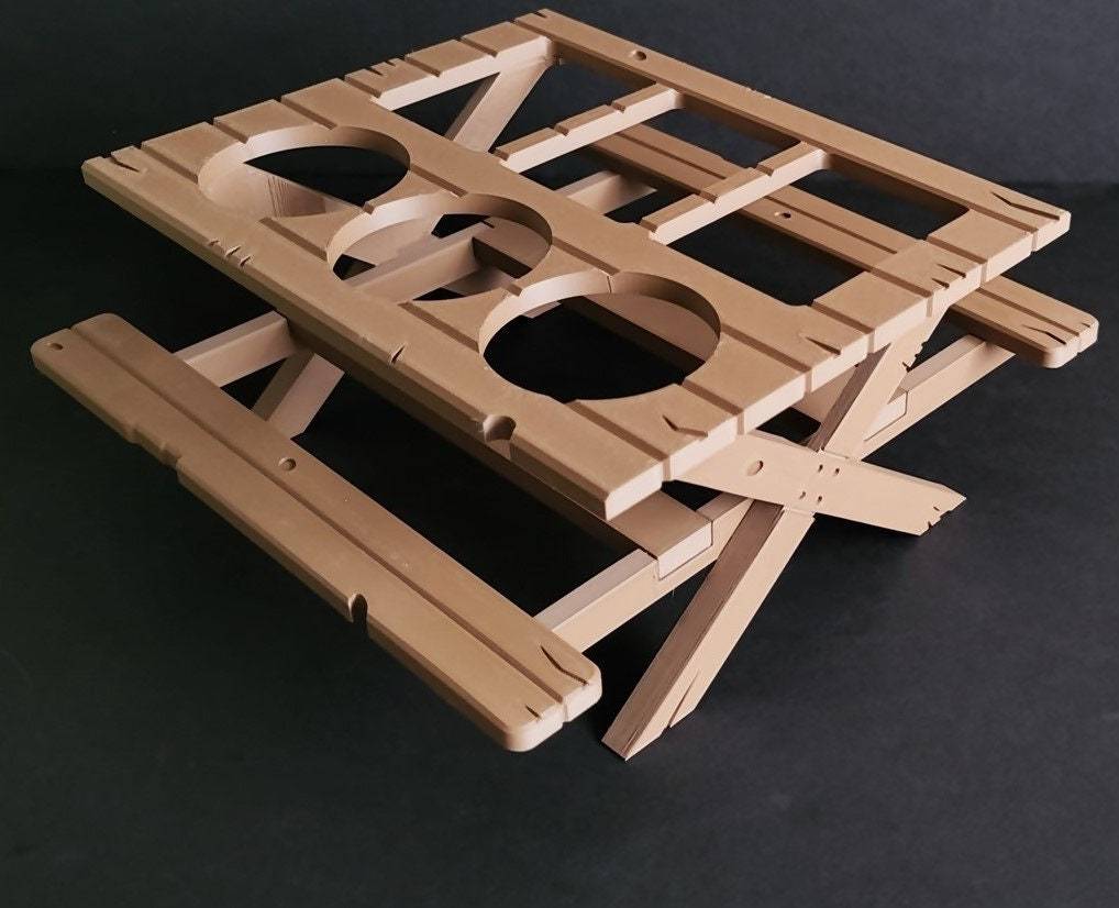 Picnic Table Condiment Holder - Xeon Crafts