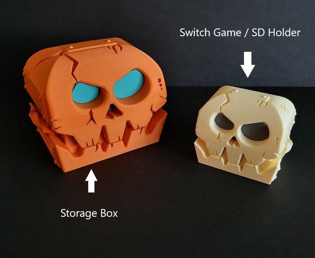 Skeleton Storage Box / Game Holder - Xeon Crafts