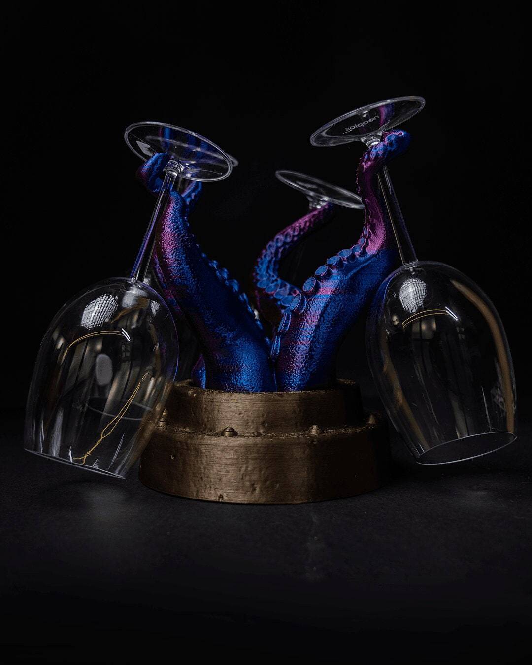 Octopus Wine Glass Holder - Xeon Crafts