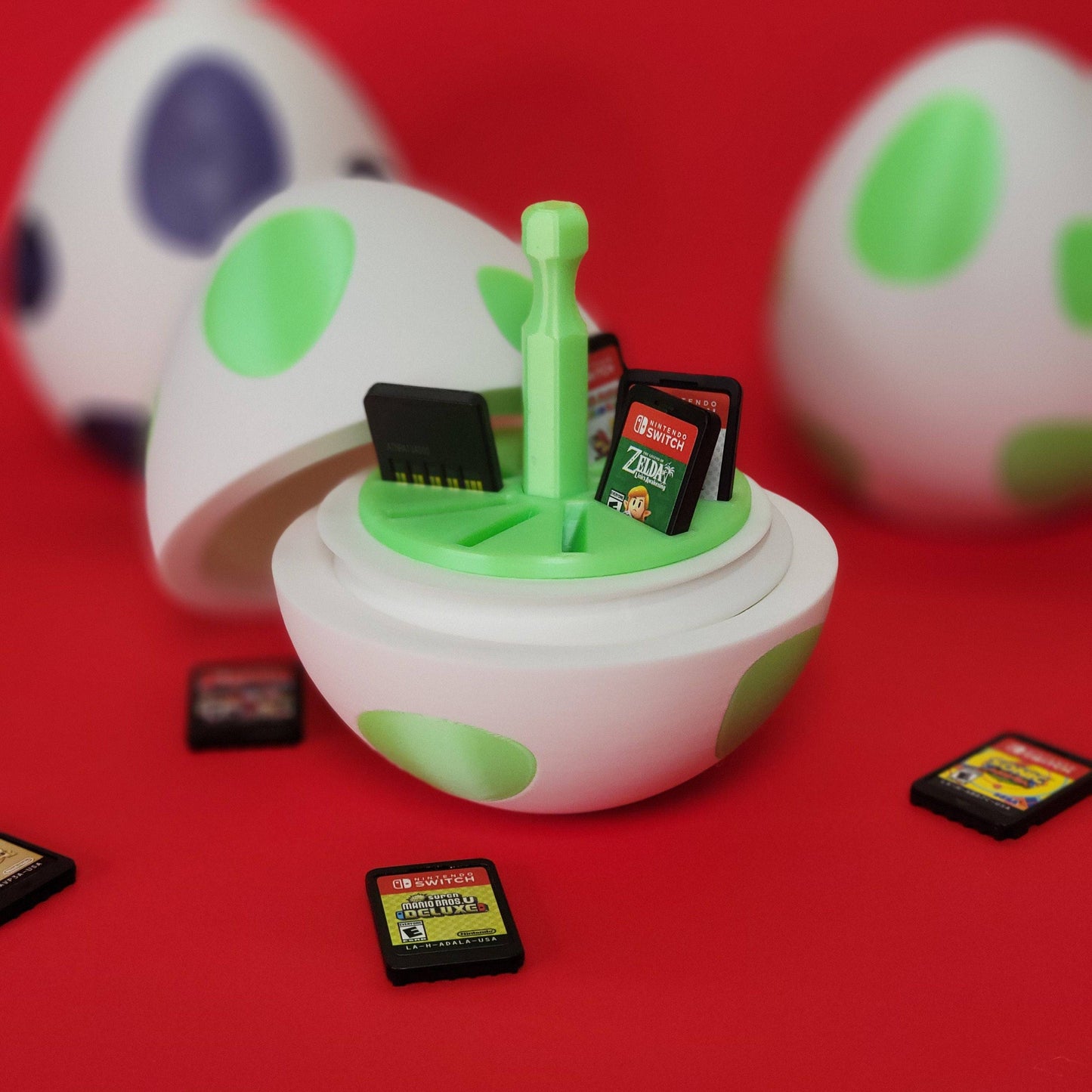 Yoshi Egg Game Holder - Xeon Crafts