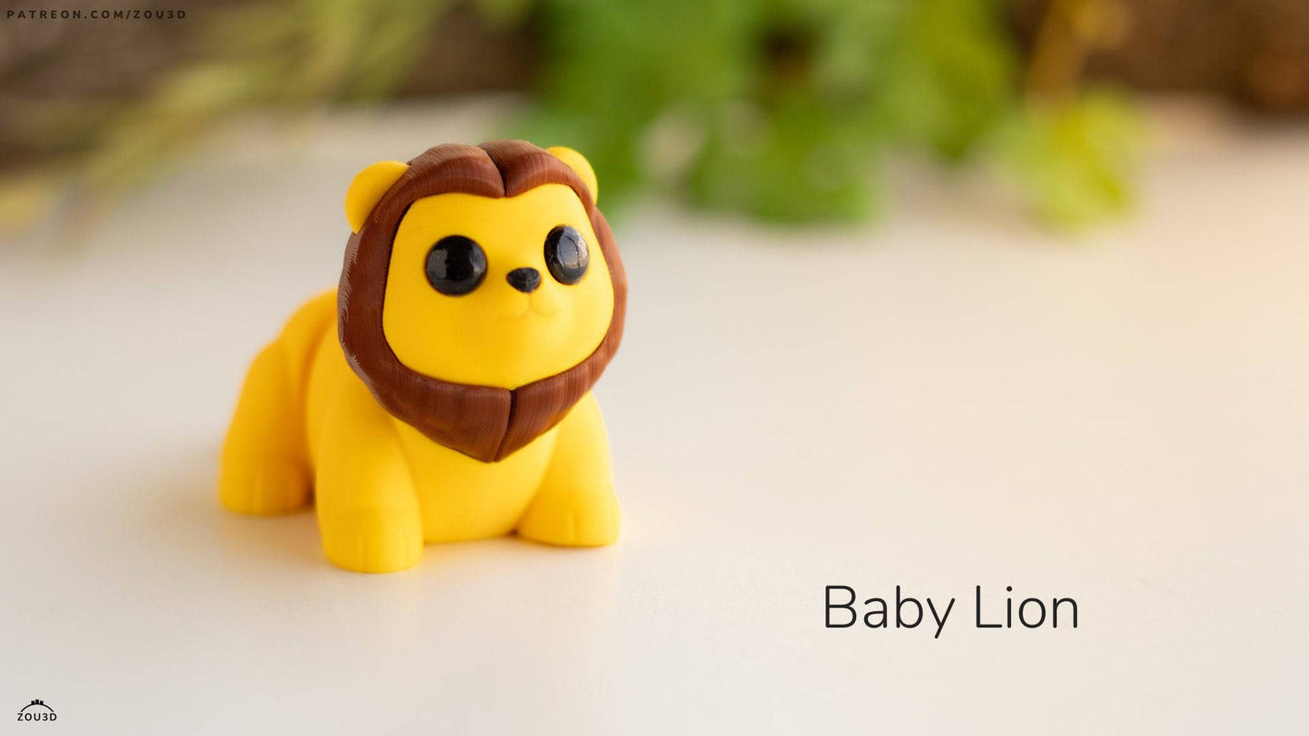 Baby Lion Keyring / Model - Xeon Crafts