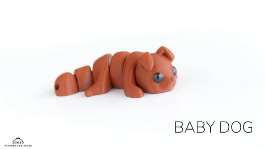 Baby Dog Keyring / Model - Xeon Crafts