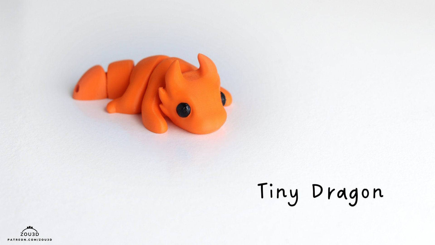 Tiny Dragon Keychain / Model - Xeon Crafts