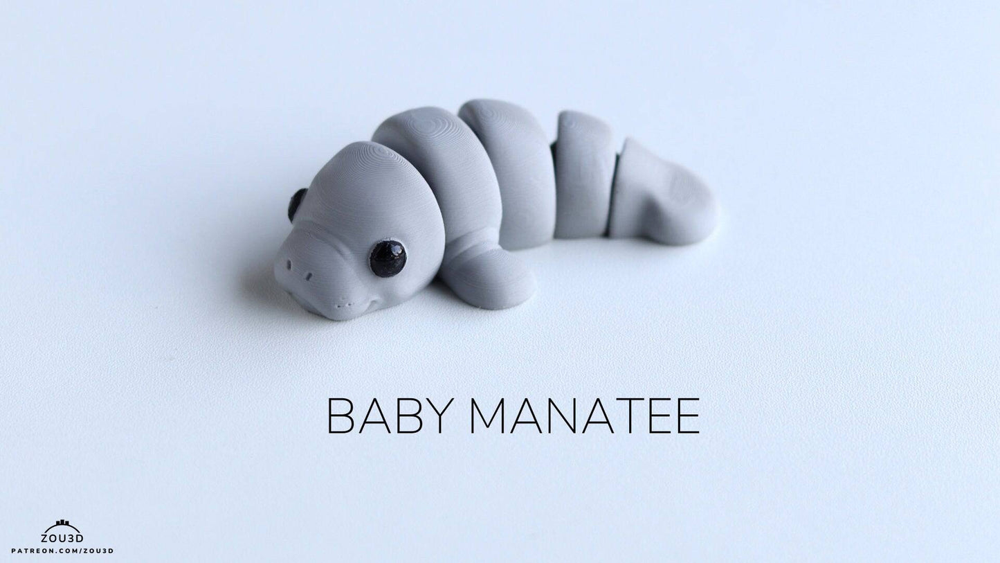 Baby Manatee Keyring / Model - Xeon Crafts