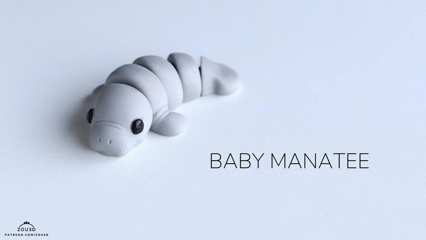 Baby Manatee Keyring / Model - Xeon Crafts