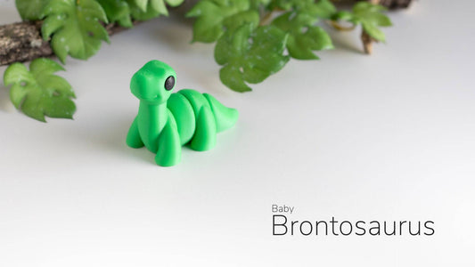 Baby Brontosaurus Keyring / Model - Xeon Crafts
