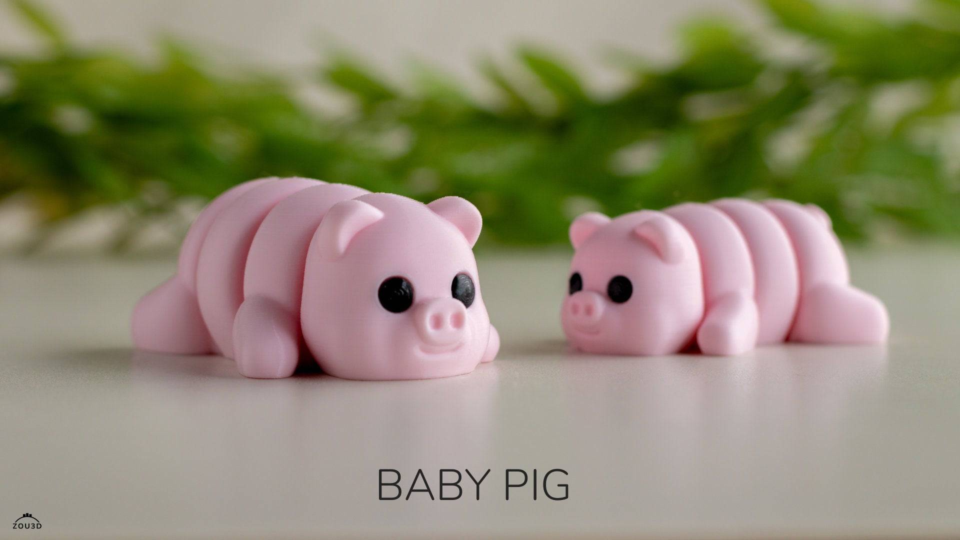 Baby Pig Keyring / Model - Xeon Crafts