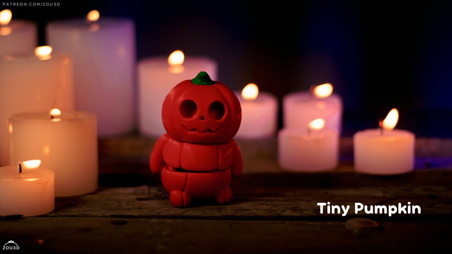 Tiny Pumpkin Keychain / Model - Xeon Crafts
