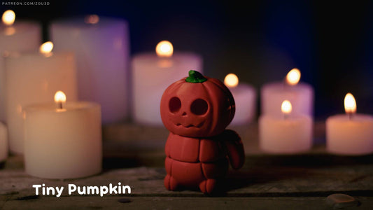 Tiny Pumpkin Keychain / Model - Xeon Crafts