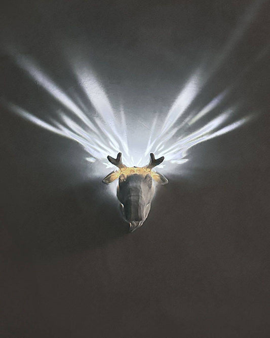 Elk Wall Light - Xeon Crafts