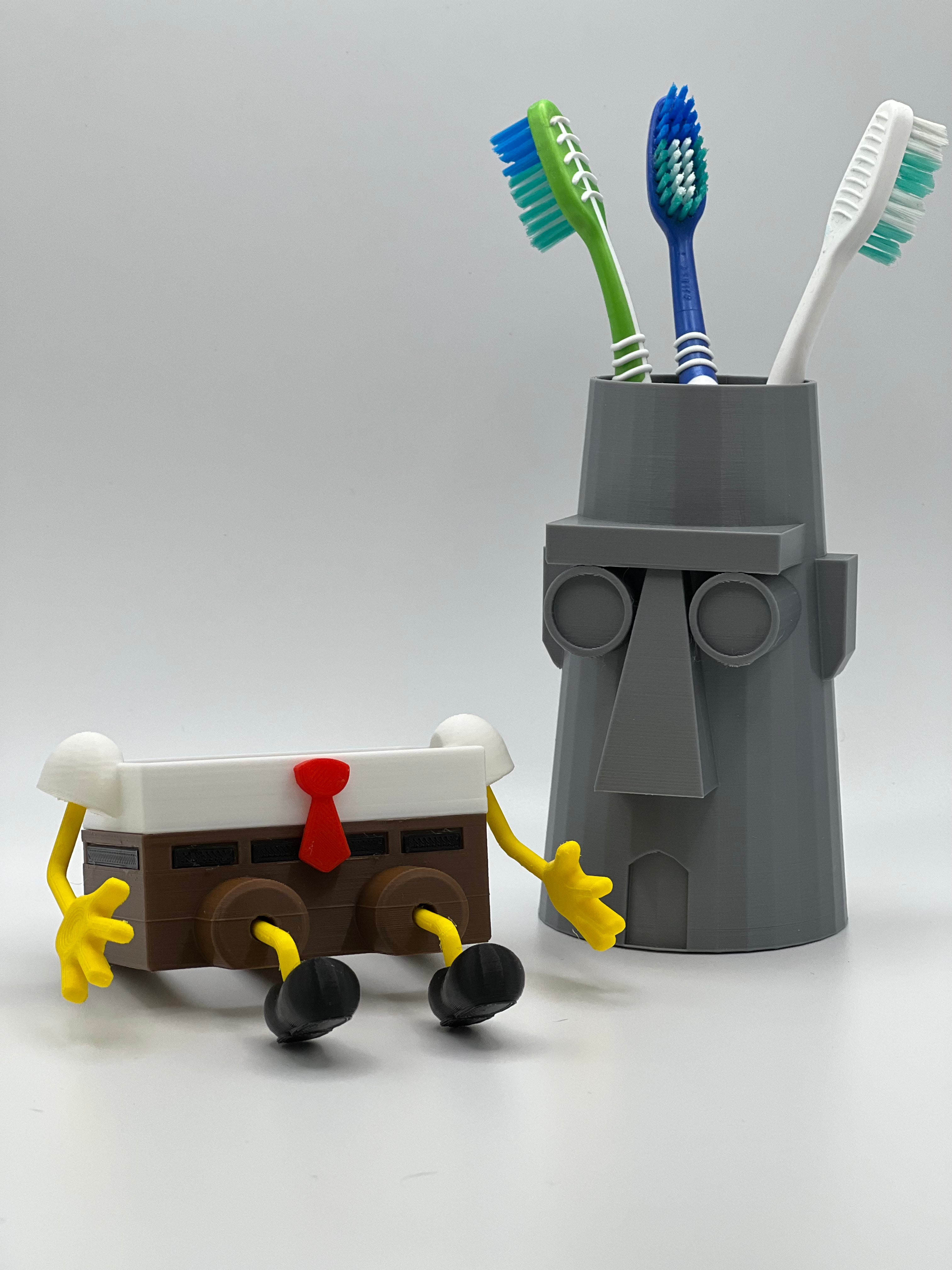 SpongeBob Sponge Holder - Xeon Crafts 