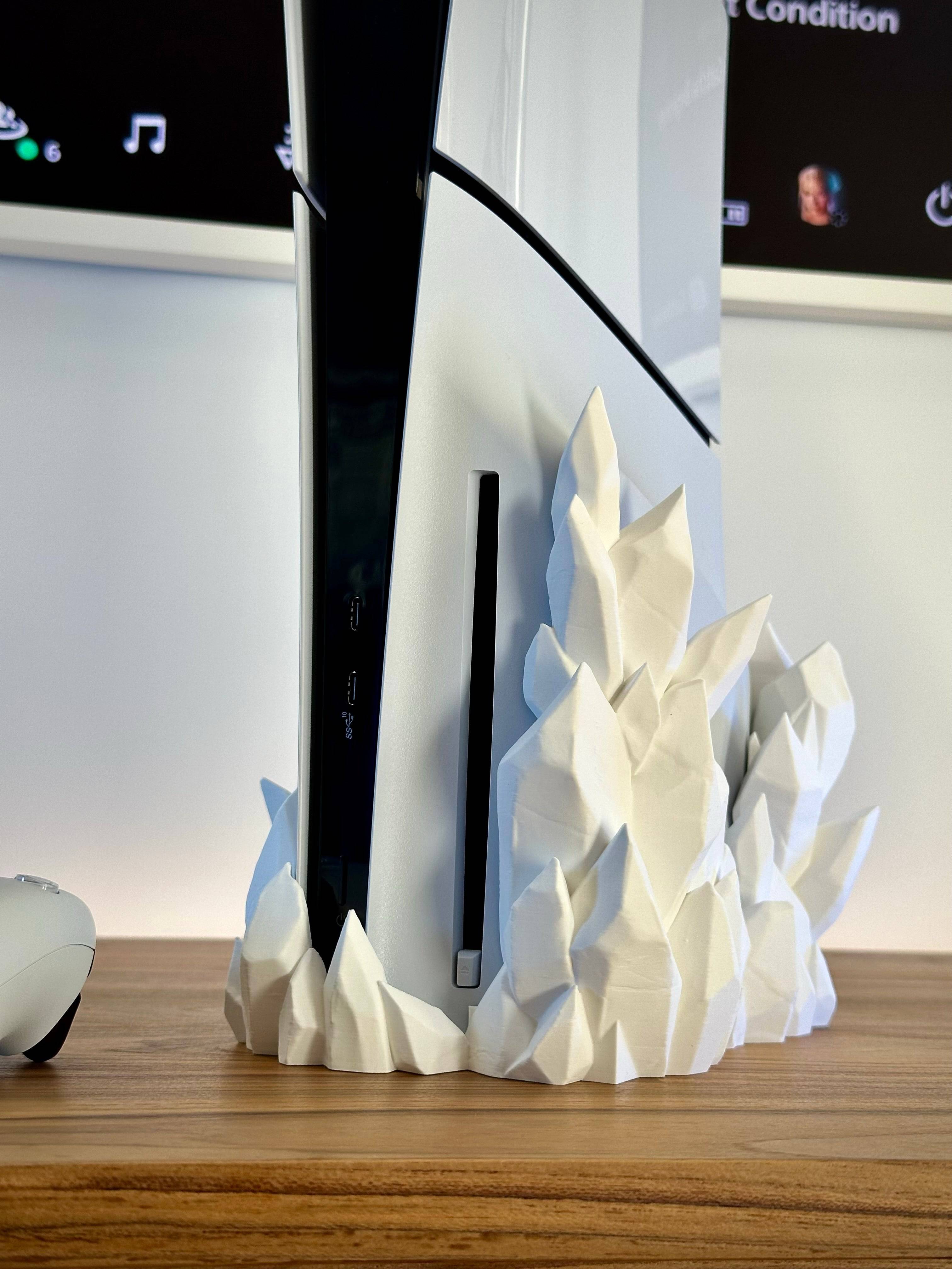 Crystal Stand for PS5 Slim - Xeon Crafts 