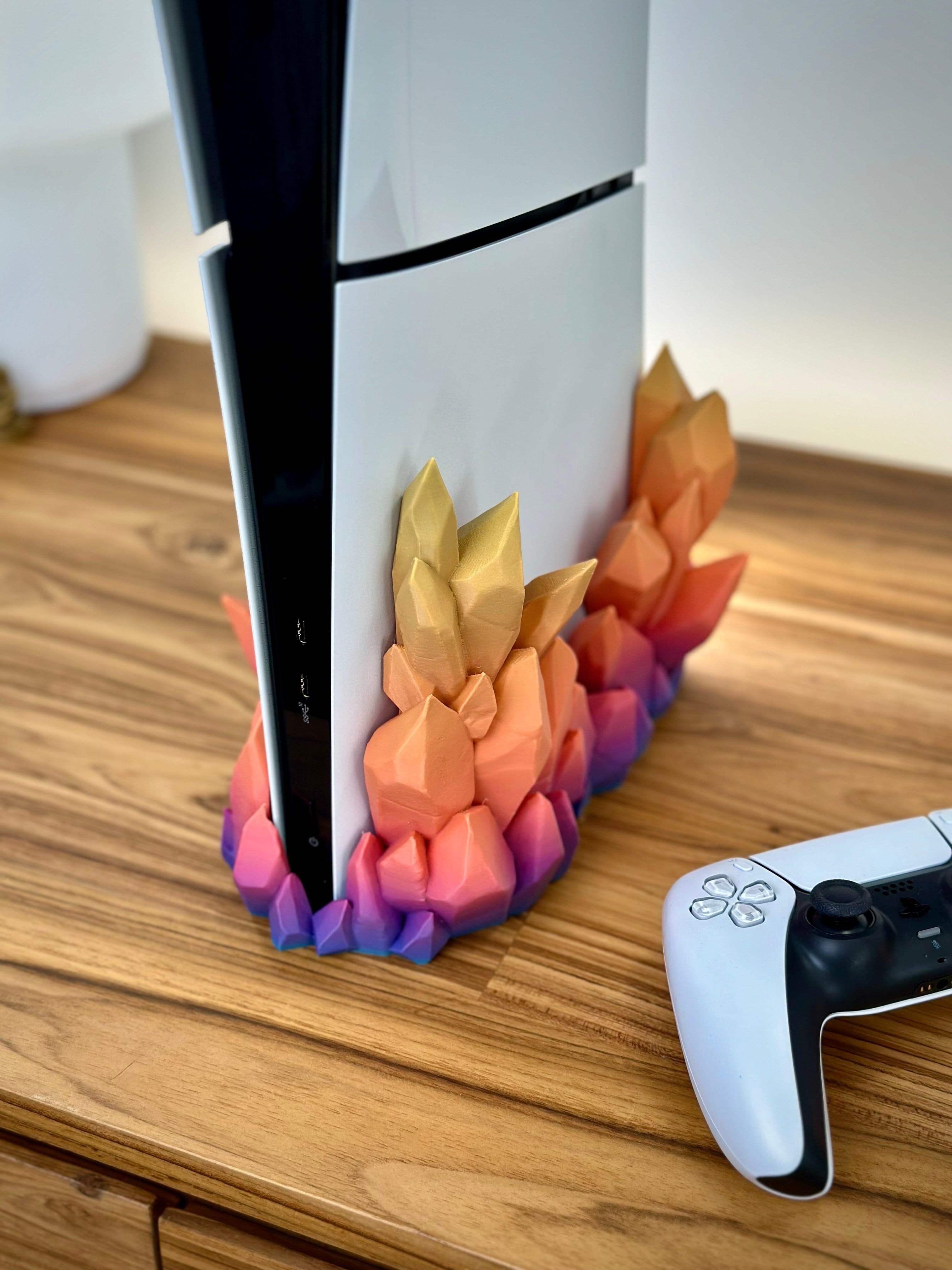 Crystal Stand for PS5 Slim - Xeon Crafts 
