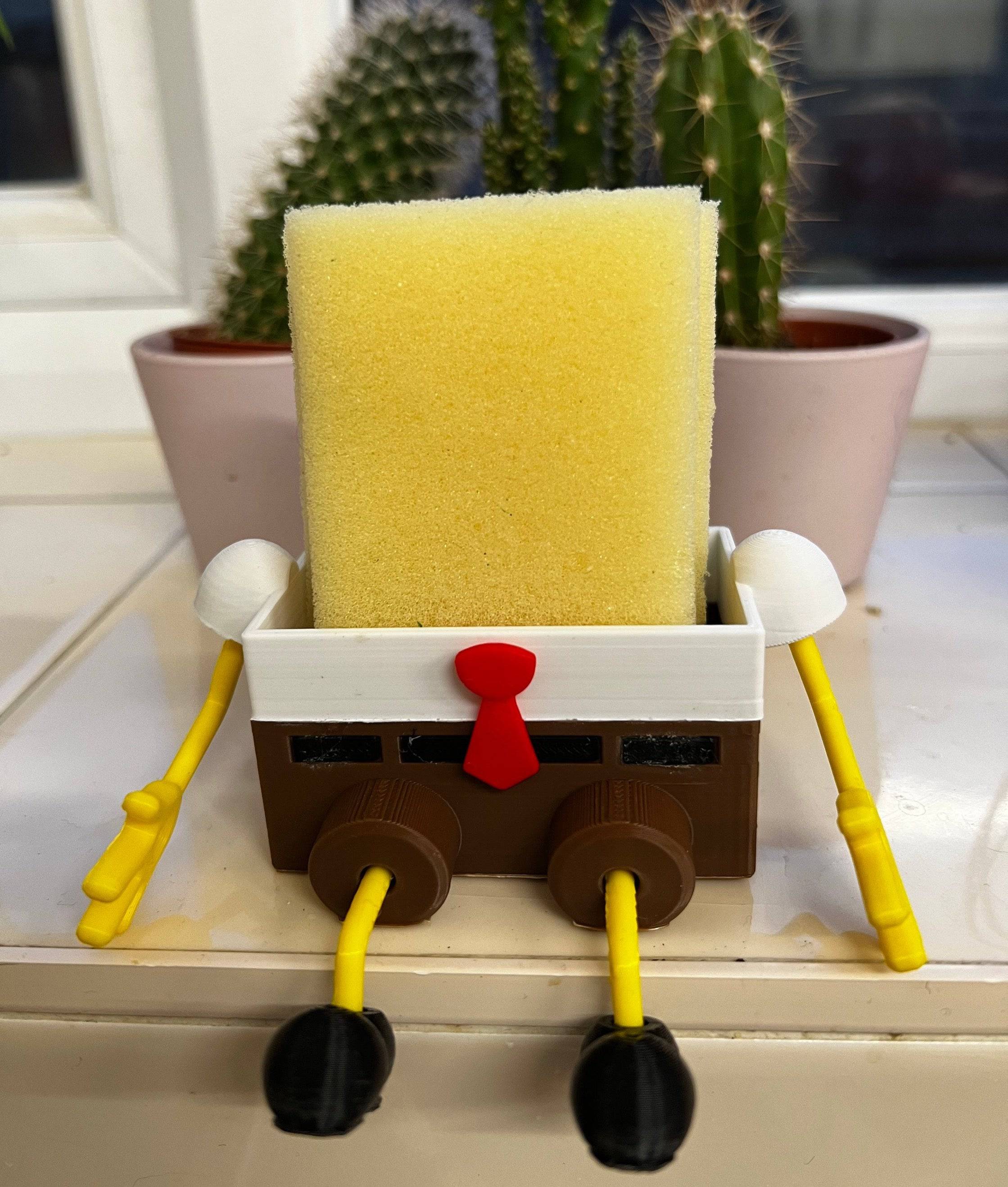 SpongeBob Sponge Holder - Xeon Crafts 
